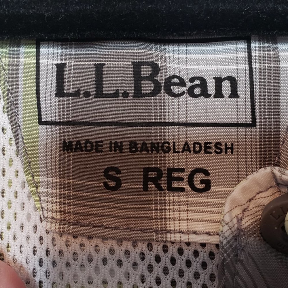 L.L. Bean Plaid Button Down Shirt - Picture 8 of 13